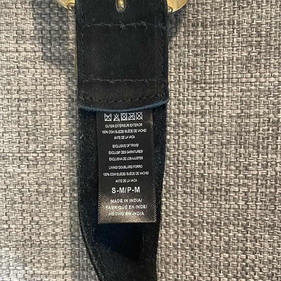 Free People Western Belt in Black size S/M - Picture 3 of 4